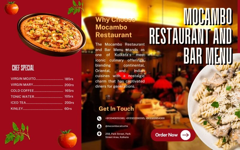 Mocambo Restaurant and Bar Menu: A Complete Guide to Kolkata’s Legendary Dining Experience Mocambo Restaurant and Bar Menu