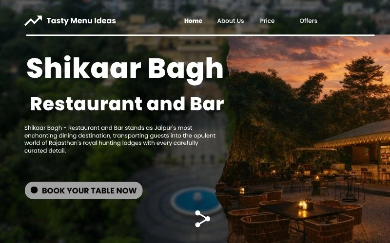 Shikaar Bagh – Restaurant and Bar: A Royal Hunting Lodge Experience in Jaipur Shikaar Bagh - Restaurant and Bar