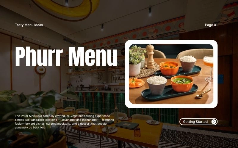Phurr Menu Bangalore: Honest Prices, Top Picks, and What to Order First Phurr Menu