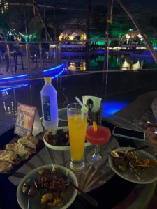 Akasa Pool Bar and Kitchen Menu